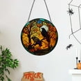 thumbnail image 6 of Crows Stained Acrylic Window Hangings, Raven Halloween Decor, Witchy Wall Decor, Halloween Decorations Hanging Fall Christmas Decor for Home, 6 of 9