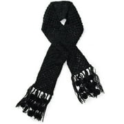 Pom-Pom and Ribbon Scarf