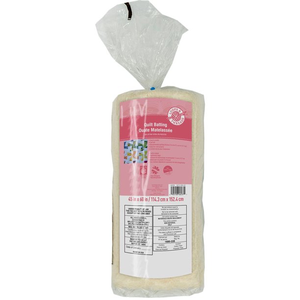 MICHAELS Bulk 12 Pack 80/20 Quilt Batting by Loops & Threads™, 45" x
