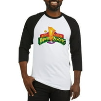 CafePress - Classic Power Rangers Logo - Cotton Baseball Jersey, 3/4 Raglan Sleeve Shirt