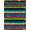 Multicolor, Pattern 4, variant on Design&I 9'x12' Washable Area Rug Sleek Flatweave Pet Friendly Record Musical Vinyl Collage Overlapping Albums Melodic Theme for Master Suite, Under Bed