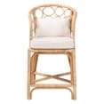 thumbnail image 2 of bali & pari Prisca Natural Rattan Counter Stool with Bubble Frame, 2 of 9