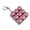 A006- Pink, variant on Mini Squeeze Toys, Clicker Squeeze Toys, Sensory Squeeze Toys, Relaxation Squeeze Toys, 2X2 Inch Black Clicky Keyboard Keychain, Tactile Tapping Sensory Desktop Accessory for