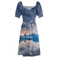 thumbnail image 6 of Glacier Sleeveless Dress Clothing female summer dress korean women Evening gown, 6 of 7