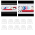 thumbnail image 4 of Teclas Transparentes De 4x10x 1U, PBT Gruesas Para Interruptores Cherry MX, Amantes De Los Juegos, Transparentes, 4 of 8
