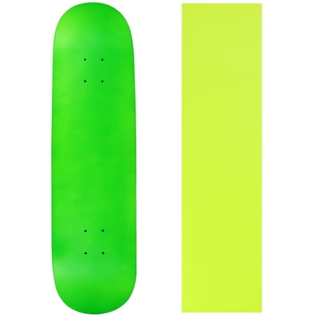 Skateboard Deck Pro 7-Ply Canadian Maple NEON GREEN With Griptape 7.5  - 8.5 price history on PriceWatchPro