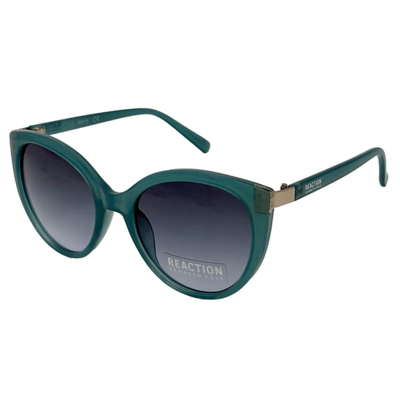 Kenneth Cole Reaction UV Protection Women's Cat Eye Fashion Sunglasses with Pouch, Blue