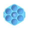 thumbnail image 4 of Baking Mold Hexagon 7 Grids Cake Mould Silicone Mold ; Non-stick Chocolate Cooking Mold, Blue, 4 of 8