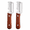 2pcs, variant on 3-in-1 Stainless Steel Vegetable Peeler, Ergonomic Wood Handle Pelador de Papas for Fruits, Vegetables, Julienne Slicing and Bottle Opener