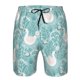 thumbnail image 3 of Fotbe Swan And Flowers4 Trajes de Baño Estampados para Hombre, Shorts de Verano de Secado Rápido, Ropa de Playa, Bañadores-X-Large, 3 of 6