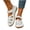 White, variant on Tbopshirt Women Summer Sandals Closed Toe Trendy Comfortable Flat Sandals Beach Vacation