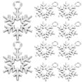 thumbnail image 3 of 100pcs Jewelry Charms Snowflake Charms Snowflake Decor Snowflake Pendants DIY Accessories, 3 of 8