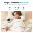 thumbnail image 2 of Reloj Despertador Vibratorio Recargable Inalámbrico con Doble Alarma Mesqool, 2 of 8