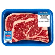 Ribeye Steak, Prime Beef, 1 Per Tray, 0.5 - 1.9 lb