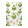 thumbnail image 2 of 60x108 Inch Tablecloth Polyester Square Tablecloth for Home Kitchen Dinner Decor Cute Frog Pattern, 2 of 9