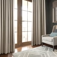 thumbnail image 6 of HPD Half Price Drapes Taupe Grey Italian Faux Linen Room Darkening Curtains - 1 Panel - Window Curtains for Living Room & Grommet Curtains for Bedroom, 50W X 96L, 6 of 6