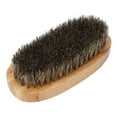 thumbnail image 4 of Cepillos para peinar la barba, de bambú suave y cómodo, para masajear el cabello y la barba, para hombres y mujeres., 4 of 14
