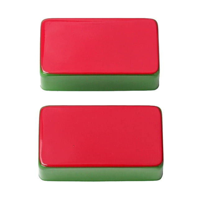 LOLIPPYY 2Ud Cubierta Decorativa Y Resistente Para Pickup Metálico De Guitarra En Acabado Multicolor