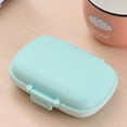 thumbnail image 4 of Portable 8-Compartment Pill Organizer with Double Lock - Daily Medication Case for Purse/Travel, Leakproof Small Box, 4 of 6