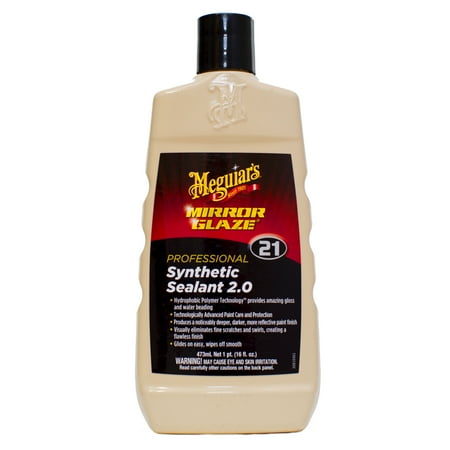 Meguiar's M2116 Mirror Glaze Synthetic Sealant 2.0, 16 Fluid Ounces