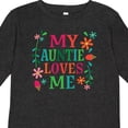 thumbnail image 4 of Inktastic My Auntie Loves Me Girls Girls Long Sleeve Toddler T-Shirt, 4 of 5