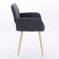 thumbnail image 5 of Casabay Dining Chair Mid-Century Side Chair with Upholstered Padded Seats & Wooden Legs for Kitchen Living Dining Room, 5 of 9