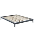 thumbnail image 4 of Modway Lit Plateforme Double en Bois, Gris, 4 of 5