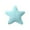 Blue, variant on Darzheoy Star Plush Pillow Throw Pillow Cute Star Cushion Pillow Seating Cushion Cute Room Decor Light Blue Plush Pillow for Bedroom Sofa Chair, 15.7in