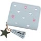 thumbnail image 1 of Women's Wallet, Girls Coin Purse Wallets Cute Heart Wallet with Zipper Pocket + Metal Card Wallet for Kids, 1 of 5