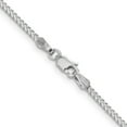 thumbnail image 2 of Auriga Fine Jewelry 14K White Gold 1.3mm Franco Chain Bracelet 7 inch for Women (L- 7inch, W- 1.3mm), 2 of 6