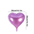thumbnail image 3 of JingChun 10 Pcs Heart Shape Foil Mylar Balloons Love Balloons for Valentine's Day Birthday Party Decorations Wedding Engagement Romantic Decor, 3 of 6