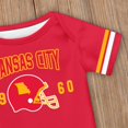 thumbnail image 3 of Newborn City Baby Girl Boy Clothes Unisex,Football Team Clothing Cotton Short Sleeve Apparel,Baby Bodysuits,Size:3-24 Months, 3 of 5