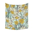 thumbnail image 2 of CADecor Beautiful Narcissus Flowers In Mosaic Style Home Decor Tapestry Wall Art Wall Tapestry 60x80 Inches, 2 of 2