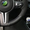 thumbnail image 3 of Funda trenzada para volante de coche de piel de ante antideslizante para Bmw (m Sport) Serie 2 F22 F23 F45 F46 X4 F26 X5 F15 X6 F16 2014-2019 Hilo rojo, 3 of 4