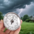 thumbnail image 4 of 70Mm High Precision Barometer,3 in 1 All Season Wall Hanging Thermometer,Household Weather Instrument with Adjustable Calibration,Predict Weather Accurately,for Indoor Air Pressure Monitoring(Silver), 4 of 9