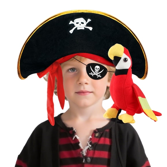 Set de accesorios para disfraz de pirata D-Fokes Kids, 3 unidades