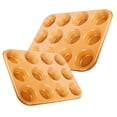 thumbnail image 1 of Moldes para Hornear de Cobre Eternal Living Antiadherentes 12 Muffins set 2pzs, 1 of 5