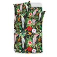 thumbnail image 1 of Juego de cama Tf03 con estampado de flores tropicales, 1 of 5