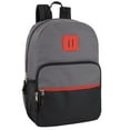 thumbnail image 3 of 24 Pack Multipocket Backpacks with Front Zippered Pockets and Side Mesh Pockets in Gray & Navy Color Pack, 3 of 8