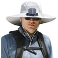 thumbnail image 1 of Sombrero de ventilador solar Laviscent, ventilador solar de ala ancha, sombrero de pesca al aire libre, solar y de carga, sombrero con ventilador incorporado, 1 of 7