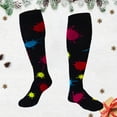 thumbnail image 2 of FhsagQ Socks Socks for Men Socks Exercise Stress Socks Elastic Socks Running Skipping Compression Socks Stockings Jacquard Calf Socks Socks for Men Plus Size Bodysuit Light Gray S, 2 of 3