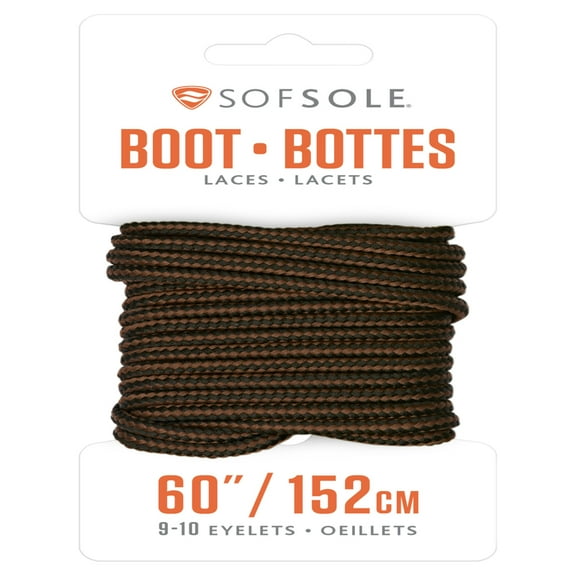 Sofsole 84725 60" L Shoes and Boots Laces, Polyester
