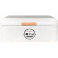 thumbnail image 1 of Large Bread Box with Lid Farmhouse Bread Box Bread Storage Container White Metal Bread Bin for Kitchen Countertop and Room Decor, 1 of 5