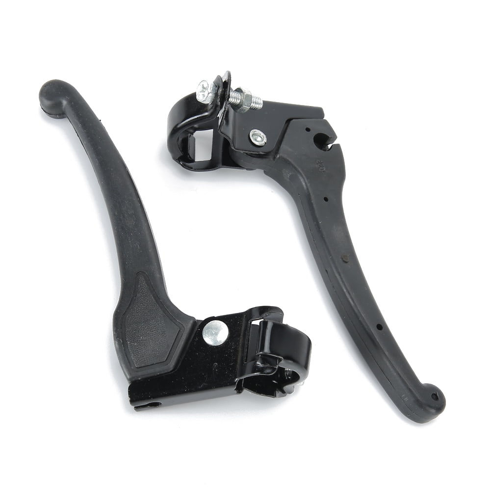 2 Leviers De Frein De Vélo Double - Aluminium Noir - Universels