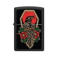 thumbnail image 2 of Zippo 48611 Black Crow Tattoo Design Windproof Pocket Lighter, 2 of 4