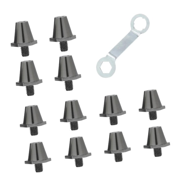 Lerpwige 12pcs Football Shoe Spikes Soccer Boot Cleats Antislip Replacement Studs