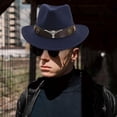 thumbnail image 1 of Sombrero de vaquero clásico, ala grande Accesorios cómodos Disfraz de cosplay Sombrero de ligero para adultos Camping Etapa Rendimiento ,, 1 of 8