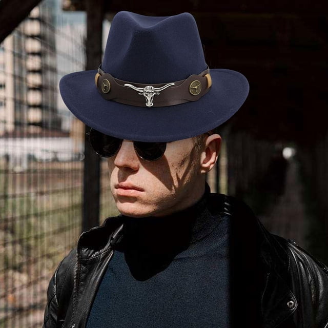 Sombrero de vaquero clásico, ala grande Accesorios cómodos Disfraz de cosplay Sombrero de ligero para adultos Camping Etapa Rendimiento ,