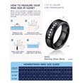 thumbnail image 6 of MomentWish Black Tungsten Rings for Men Moissanite Promise Ring Wedding Band Valentine's Day Birthday Gifts-Size9, 6 of 10