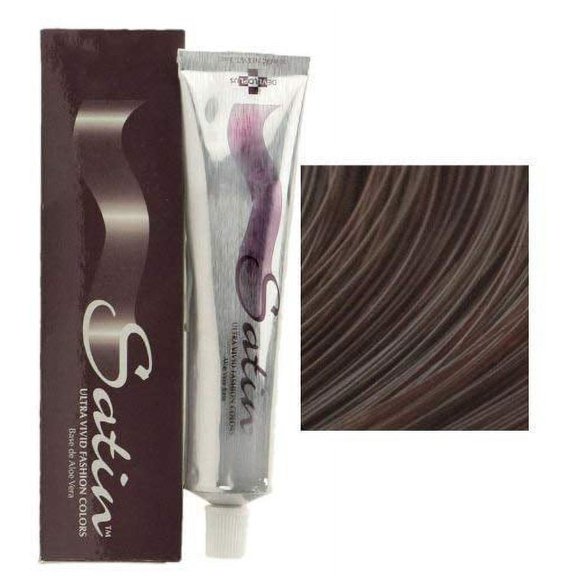 Satin Hair Color - ultra vivid fashion colors - 4M - Dark Mahogany